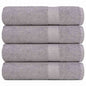 JUNG Vida Handtücher FROGN 4 Stk. Grau 50x100 cm 360 g/m²