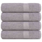 JUNG Vida Duschtücher FROGN 4 Stk. Grau 70x140 cm 360 g/m²