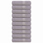 JUNG Vida Badetücher FROGN 10 Stk. Grau 100x150 cm 360 g/m²