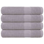 JUNG Vida Saunatücher FROGN 4 Stk. Grau 80x200 cm 360 g/m²