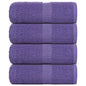 JUNG Vida Waschtücher FROGN 4 Stk. Lila 30x30 cm 360 g/m²