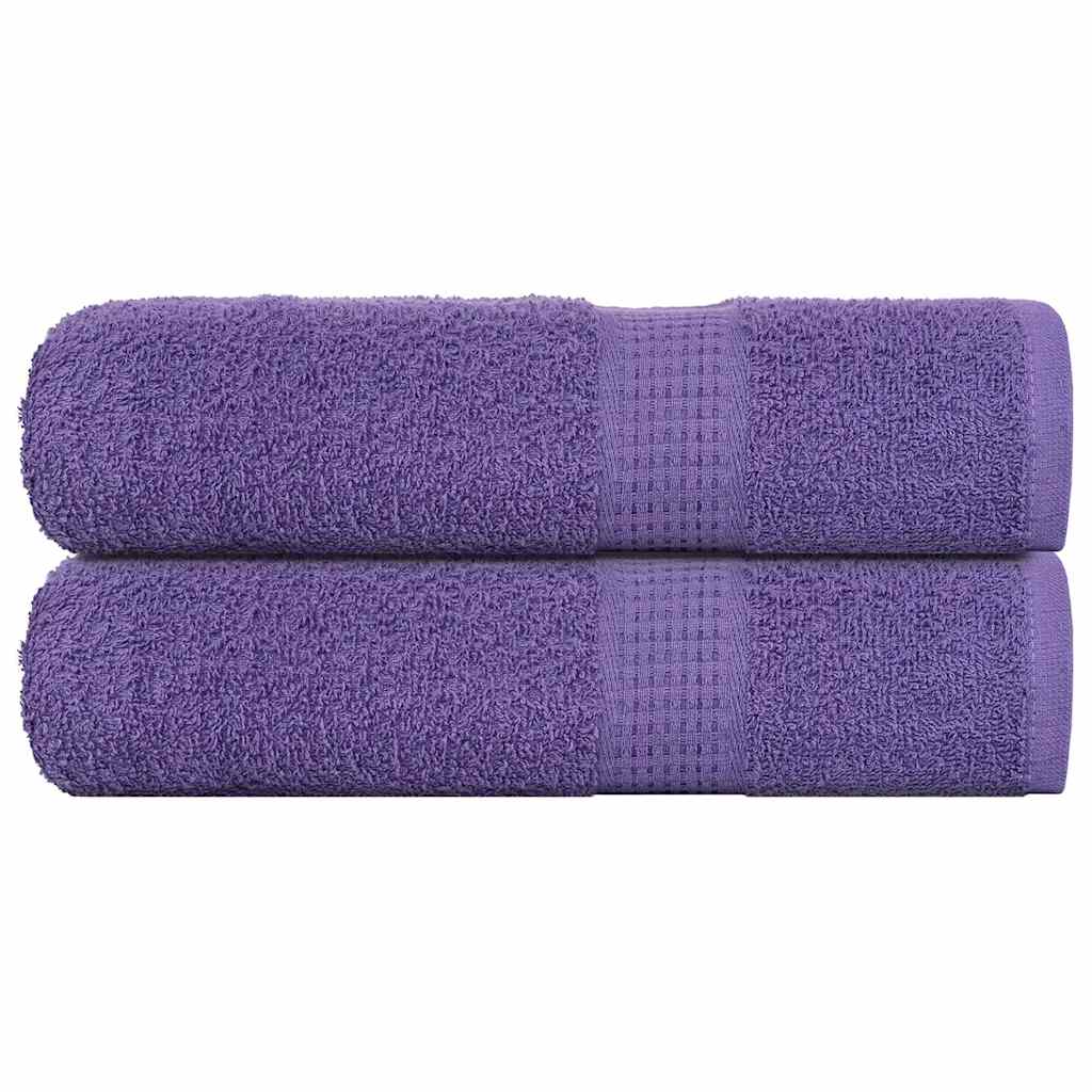 JUNG Vida Duschtücher FROGN 2 Stk. Lila 70x140 cm 360 g/m²
