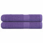 JUNG Vida Saunatücher FROGN 2 Stk. Lila 80x200 cm 360 g/m²