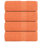 JUNG Vida Waschtücher FROGN 4 Stk. Orange 30x30 cm 360 g/m²