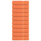 JUNG Vida Badetücher FROGN 10 Stk. Orange 100x150 cm 360 g/m²
