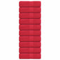 JUNG Vida Waschtücher FROGN 10 Stk. Rot 30x30 cm 360 g/m²