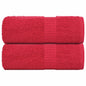 JUNG Vida Gästetücher FROGN 2 Stk. Rot 30x50 cm 360 g/m²