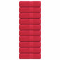 JUNG Vida Gästetücher FROGN 10 Stk. Rot 30x50 cm 360 g/m²