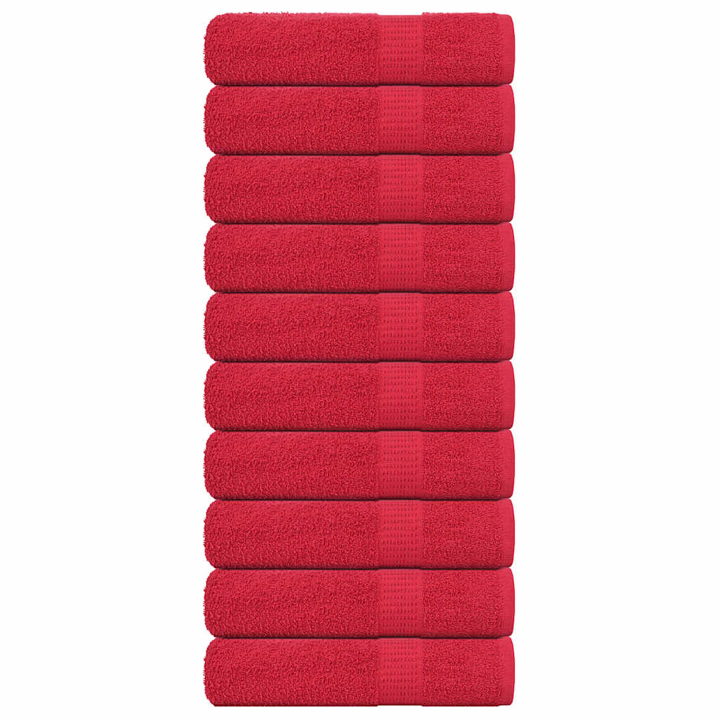 JUNG Vida Duschtücher FROGN 10 Stk. Rot 70x140 cm 360 g/m²