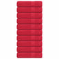 JUNG Vida Duschtücher FROGN 10 Stk. Rot 70x140 cm 360 g/m²