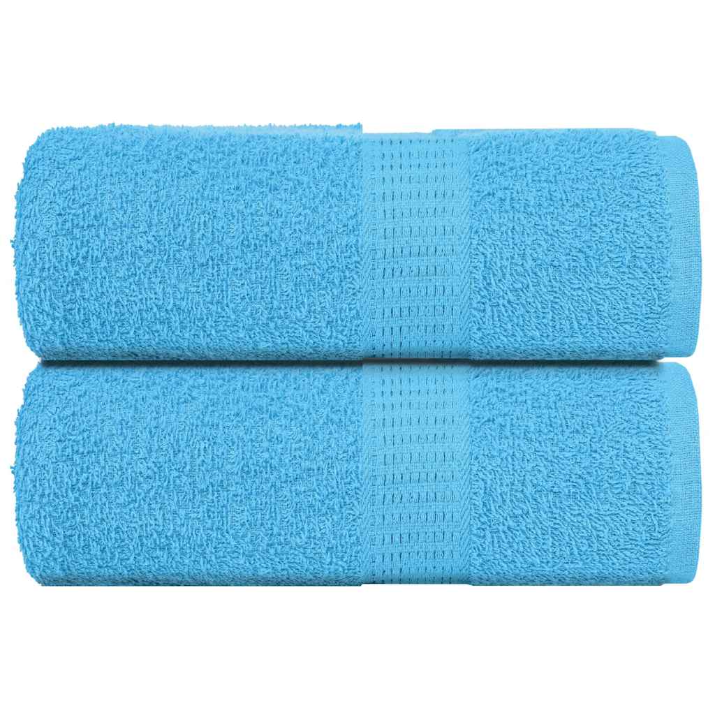 JUNG Vida Waschtücher FROGN 2 Stk. Türkis 30x30 cm 360 g/m²