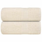 JUNG Vida Gästetücher FROGN 2 Stk. Creme 30x50 cm 360 g/m²