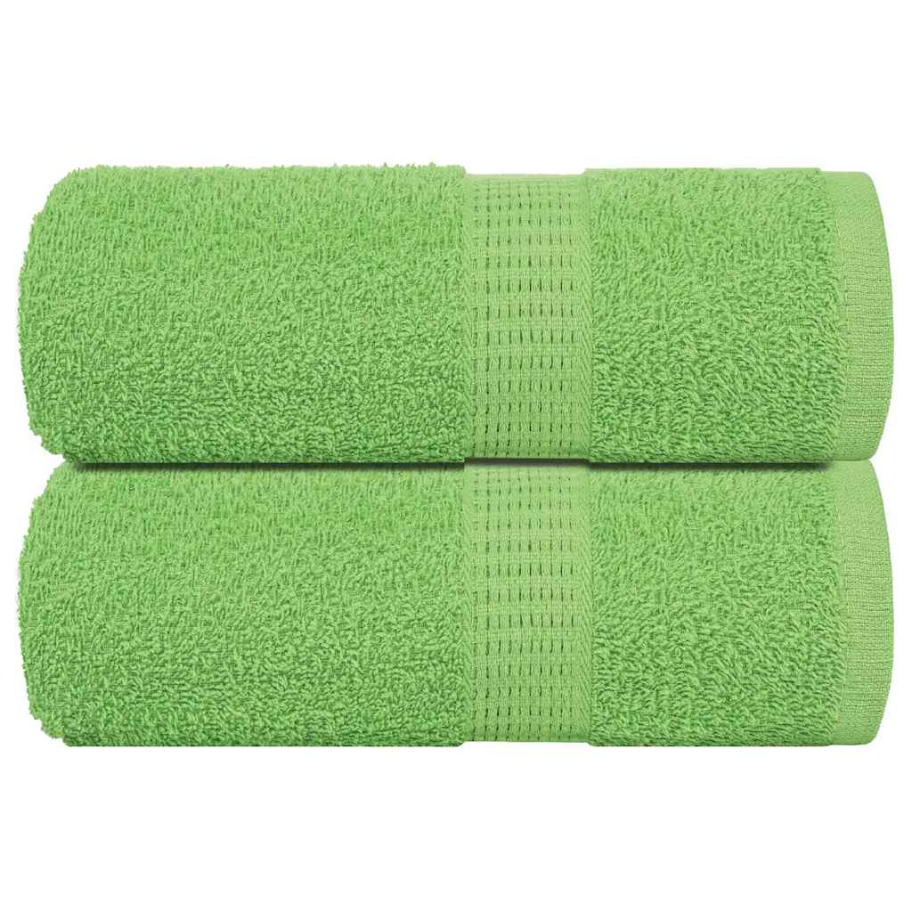 JUNG Vida Waschtücher FROGN 2 Stk. Apfelgrün 30x30 cm 360 g/m²