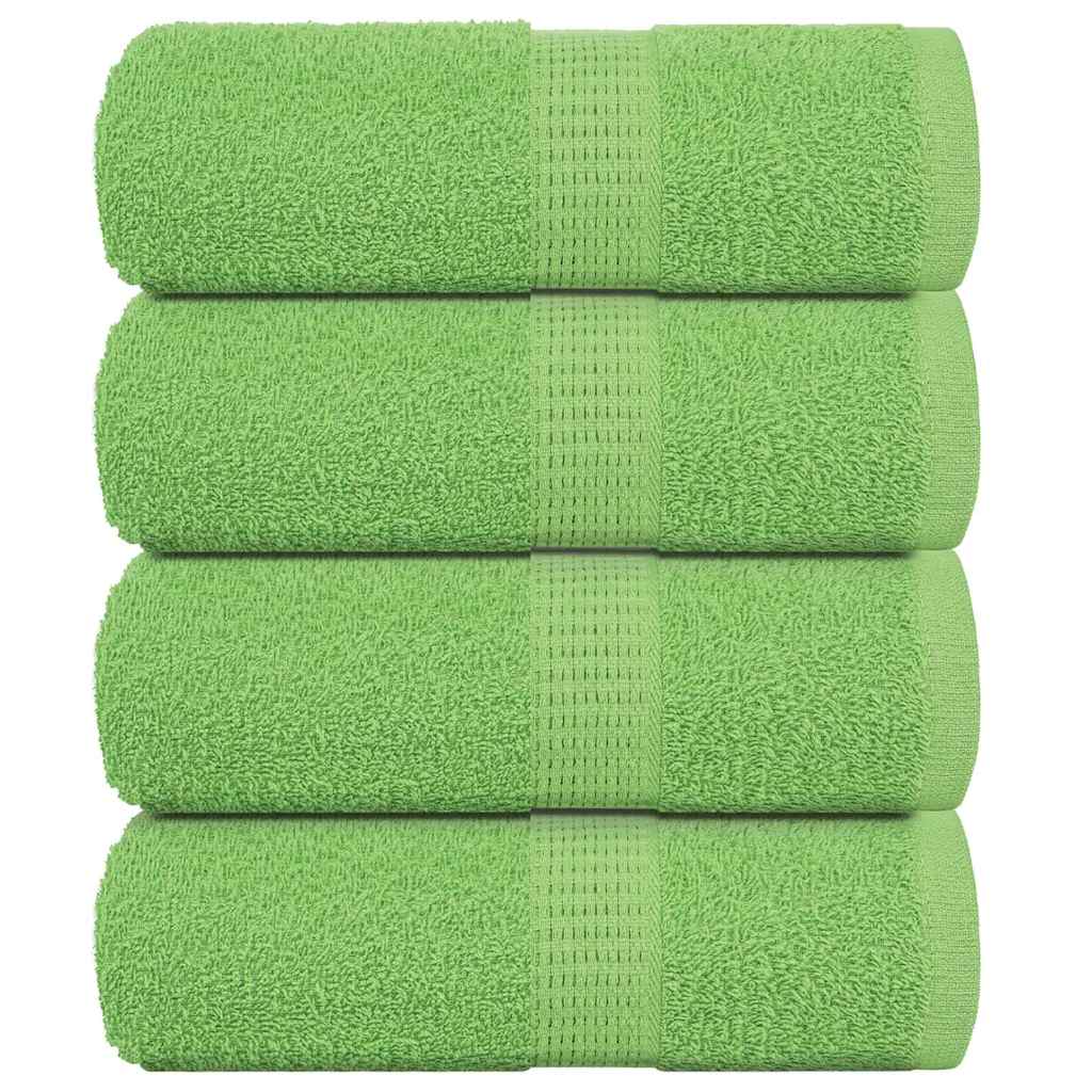 JUNG Vida Waschtücher FROGN 4 Stk. Apfelgrün 30x30 cm 360 g/m²