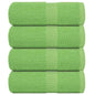 JUNG Vida Waschtücher FROGN 4 Stk. Apfelgrün 30x30 cm 360 g/m²