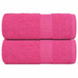 JUNG Vida Gästetücher FROGN 2 Stk. Rosa 30x50 cm 360 g/m²