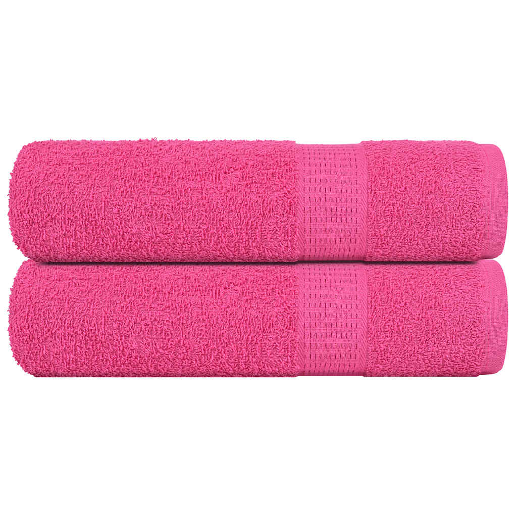 JUNG Vida Handtücher FROGN 2 Stk. Rosa 50x100 cm 360 g/m²