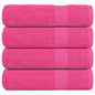 JUNG Vida Duschtücher FROGN 4 Stk. Rosa 70x140 cm 360 g/qm