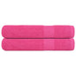 JUNG Vida Saunatücher FROGN 2 Stk. Rosa 80x200 cm 360 g/m²