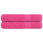 JUNG Vida Handtücher FROGN 2 Stk. Rosa 100x200 cm 360 g/m²