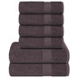 JUNG Vida 6-tlg. Handtuch-Set FROGN Anthrazit 360 g/m²