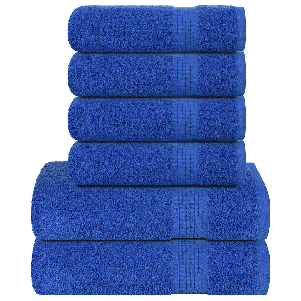 JUNG Vida 6-tlg. Handtuch-Set FROGN Blau 360 g/m²