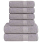 JUNG Vida 6-tlg. Handtuch-Set FROGN Grau 360 g/m²