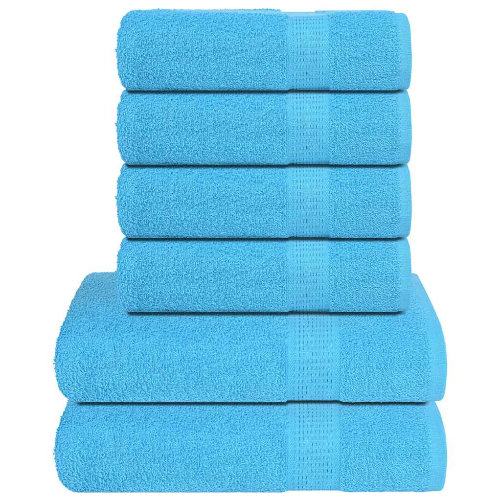 JUNG Vida 6-tlg. Handtuch-Set FROGN Türkis 360 g/m²