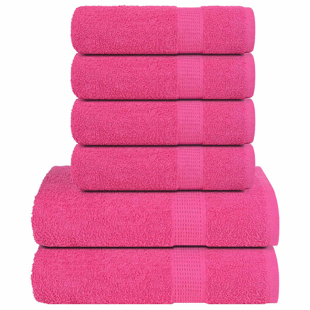 JUNG Vida 6-tlg. Handtuch-Set FROGN Rosa 360 g/m²