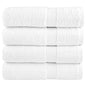 JUNG Vida Premium Duschtücher SOLUND 4 Stk. Weiß 70x140 cm 600 g/m²