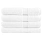 JUNG Vida Premium Handtücher SOLUND 4 Stk. Weiß 100x200 cm 600 g/m²