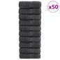 JUNG Vida Premium-Waschtücher SOLUND 50 Stk. Anthrazit 30x30 cm 600 g/m²