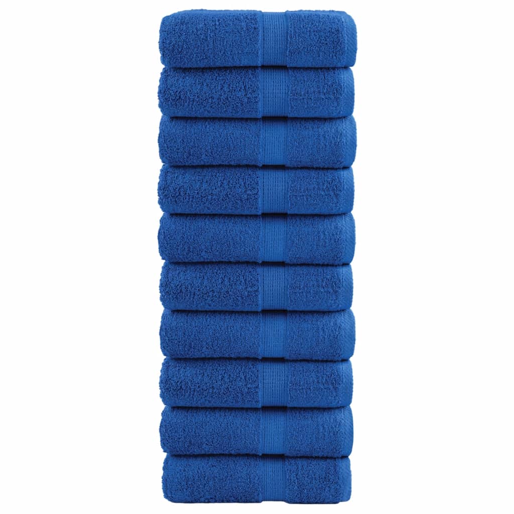 JUNG Vida Premium-Waschtücher SOLUND 10 Stk. Blau 30x30 cm 600 g/m²