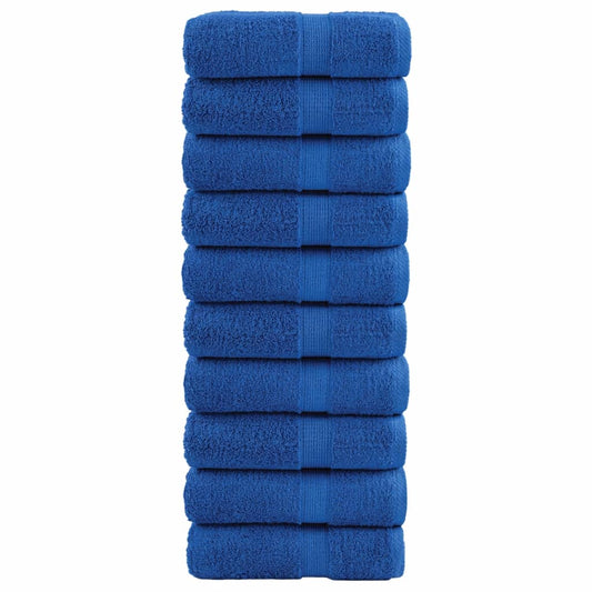 JUNG Vida Premium-Waschtücher SOLUND 10 Stk. Blau 30x30 cm 600 g/m²