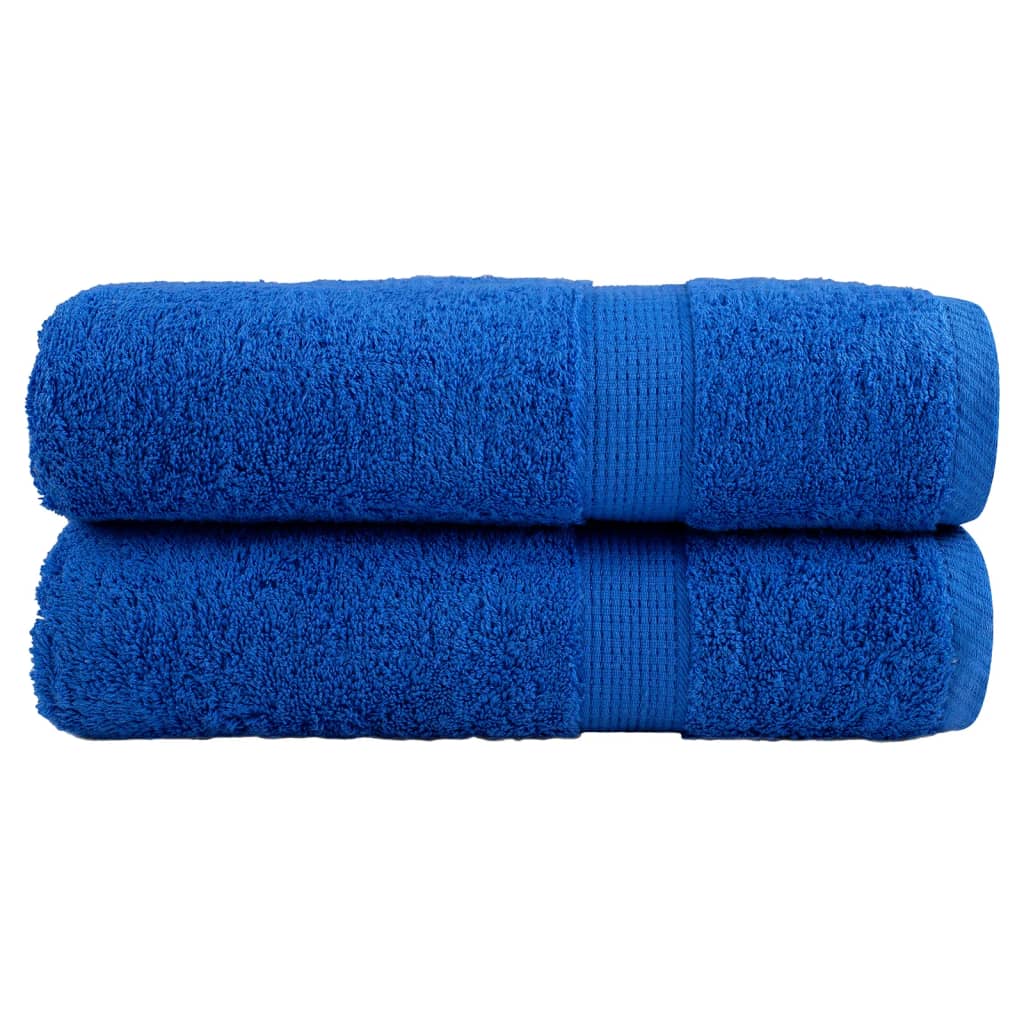 JUNG Vida Premium Handtücher SOLUND 2 Stk. Blau 50x100 cm 600 g/m²