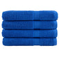 JUNG Vida Premium Handtücher SOLUND 4 Stk. Blau 100x200 cm 600 g/m²