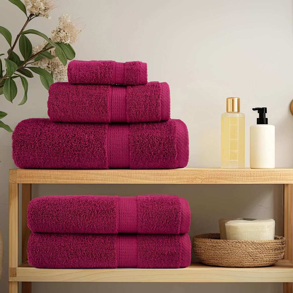 JUNG Vida Gästetuch SOLUND Bordeaux 550 gsm