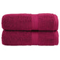 JUNG Vida Premium-Waschtücher SOLUND 2 Stk. Bordeaux 30x30 cm 600 g/m²