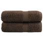 JUNG Vida Premium-Waschtücher SOLUND 2 Stk. Braun 30x30 cm 600 g/m²