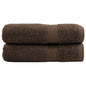 JUNG Vida Premium Handtücher SOLUND 2 Stk. Braun 50x100 cm 600 g/m²