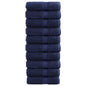 JUNG Vida Premium-Waschtücher SOLUND 10 Stk. Marineblau 30x30 cm 600 g/m²