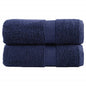 JUNG Vida Premium Gästetücher SOLUND 2 Stk. Marineblau 30x50 cm 600 g/m²