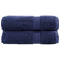 JUNG Vida Premium Handtücher SOLUND 2 Stk. Marineblau 50x100 cm 600 g/m²