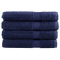 JUNG Vida Premium Saunatücher SOLUND 4 Stk. Marineblau 80x200 cm 600 g/m²