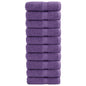 JUNG Vida Premium Waschhandtücher SOLUND 10 Stück Lila 30x30 cm 600 g/m²