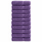 JUNG Vida Premium-Handtücher SOLUND 10 Stk. Lila 50x100 cm 600 g/m²