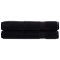 JUNG Vida Premium-Handtücher SOLUND 2 Stk. Schwarz 100x200 cm 600 g/m²