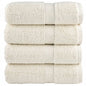JUNG Vida Premium-Gästetücher SOLUND 4 Stk. Cremeweiß 30x50 cm 600 g/m²
