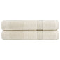 JUNG Vida Premium-Handtücher SOLUND 2 Stk. Cremeweiß 100x200 cm 600 g/m²