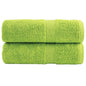 JUNG Vida Premium Waschhandtücher SOLUND 2 Stück Apfelgrün 30x30 cm 600 g/m²